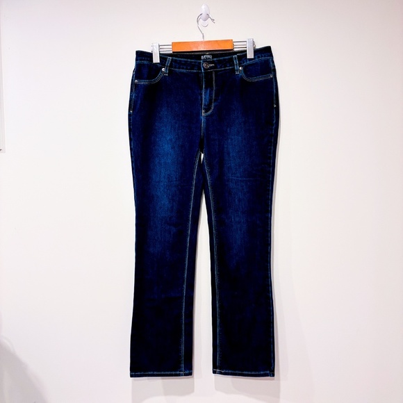 BUFFALO DAVID BITTON Dark Wash Straight-Leg Jeans | Size 10 * - Picture 5 of 10